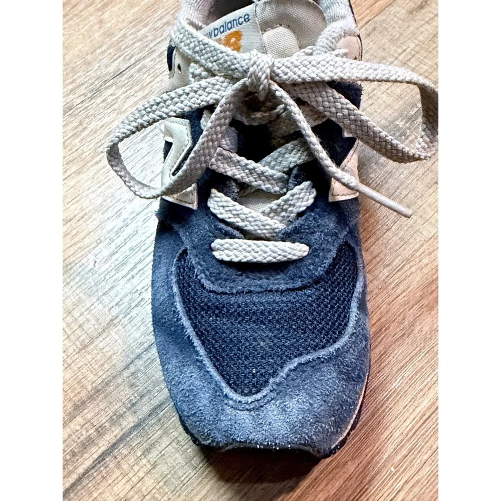 New Balance 574 Sneakers Navy Blue Kids Size 12 Classic PC574VPN Athletic Shoes